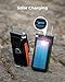 GOODaaa Solar Power Bank, 45800mAh Wireless Portable Charger Built-in Cables,15W Fast Charging Solar Charger, USB C in&Out and USB A Battery Pack for Outdoor with Radio,Flashlight