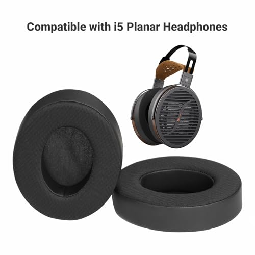 Fosi Audio i5 Replacement Earpads (no ventilationholes) para audífonos i5 planar magnéticos miniatura 3