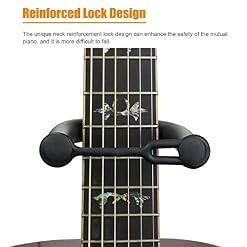 Support Guitare Support de Guitare Noir Robuste avec Support de Cou et Pièces, Salle de Studio Studio de Musique Chambre… - Les Beatles, Paul McCartney, John Lennon, RIngo Starr, George Harrison Support Guitare Support de Guitare Noir Robuste avec Support de Cou et Pièces, Salle de Studio Studio de Musique Chambre… – Image 5