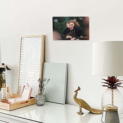 Custom Signs Outdoor Metal Sign - 12 X 8 Personalized Aluminum Rust-Proof Entrance Signs, Garden Signs, Hazard Signs, Intersection Signs, Parking Signs, Decorative Signs (Rectangle) #TOP6