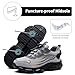 GLYGML Steel Toe for Men Work Sneakers Industrial Construction Work Safety Shoes Puncture Resistant Non-Slip Waterproof Athletic Fashion Gray US 10