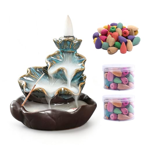 Backflow Räucherstäbchen Brenner, Rückfluss Räuchergefäß...