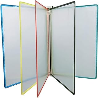 VoOqo Tablero Organizador de Pared, Soporte for Archivos con Tapa, Pantalla magnética montada en la Pared (PVC + Metal) 33 × 23 × 5,8 cm (Color: Amarillo) (Color : Combination of Red)