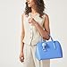 RADLEY London Liverpool Street 2.0 Women's Medium Leather Ziptop Satchel Bag, Tranquil Blue
