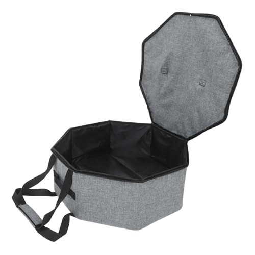 DECHOUS Cowboy Hat Storage Bag Foldable Hat Box Organizer for Men Women Decorative Hat Travel Case Large Capacity