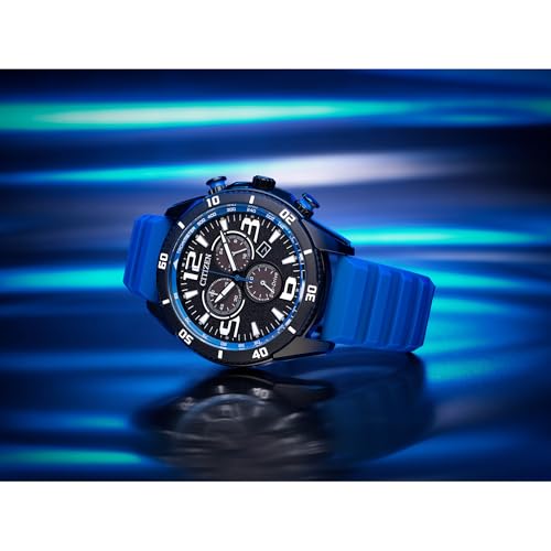 CITIZEN Men's Eco-Drive Brycen 44.8mm Stainless Steel, Black/Blue - image 3