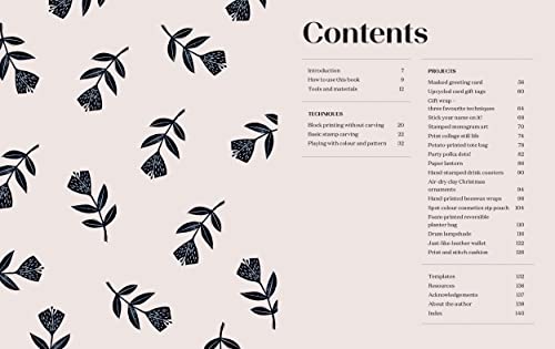 Modern Block Printing: Over 15 Projects Designed To Be Printed By Hand #TOP1