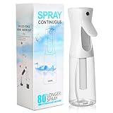 Joe zlvy Empty Spray Bottle for Hair 6.76 Oz/200ml（2pcs）, Continuous Spray Bottle Fine Mist Sprayer, Suitable for hairstyles, cleaning, plants, pets, and hairdressers