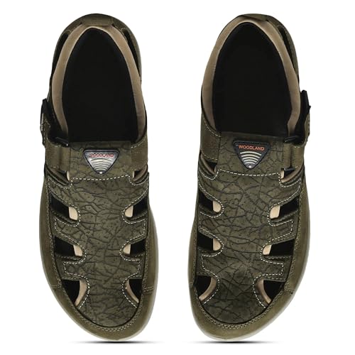 Image of Woodland Men's Leather Sandal