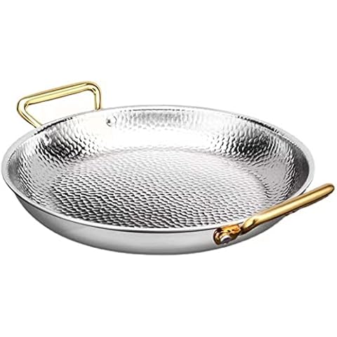 RSBFER 24cm Stainless Steel Paella Pan Cover