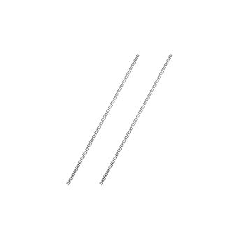 uxcell 2mmx100mm 304 Stainless Steel Solid Round Rod