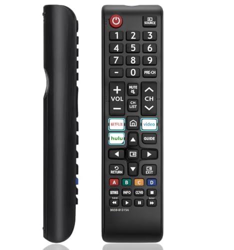 Universal TV Remote Control for All Samsung Smart TV with Netflix Prime Video Buttons - Samsung Tv Remote Control Replacement Compatible with Samsung LED LCD UHD Hdtv QLED 3D 4K 8K TVs No Setup Need