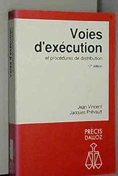 Paperback Voies d'exécution et procédures de distribution Book