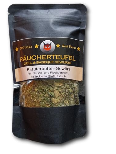 Räucherteufel Kräuterbutter-Gewürz 70g, Grill Gewürz, Gewürzmischung, Barbecue Rub,...