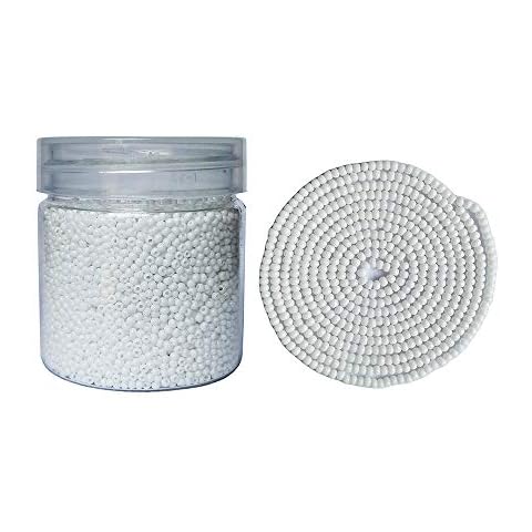 BALABEAD 2mm Size Almost Uniform Seed Beads 10000pcs /110 Grams in Box White Seed Beads 12/0 Glass Seed Beads for Jewelry Making, Hole 0.6mm (White) Cover