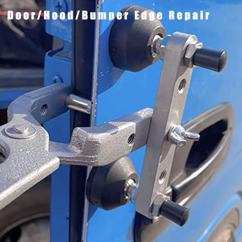 Image of Paintless Dent Repair Kit Fender Edge Plier Heavy Duty Car Door Panel Dent Puller Fix Tool Metal Crimp Vise Auto Fender Panel Leaf Edge Pliers Repair Tools