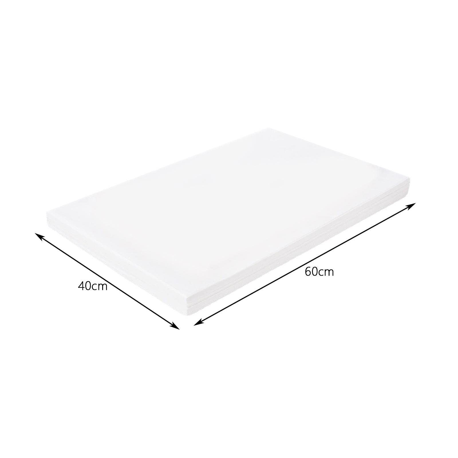 Colcolo 100 di Carta da Forno, Antiaderente a Prova di Olio su Entrambi I Lati, Impermeabile per Forno, 40cmx60cm