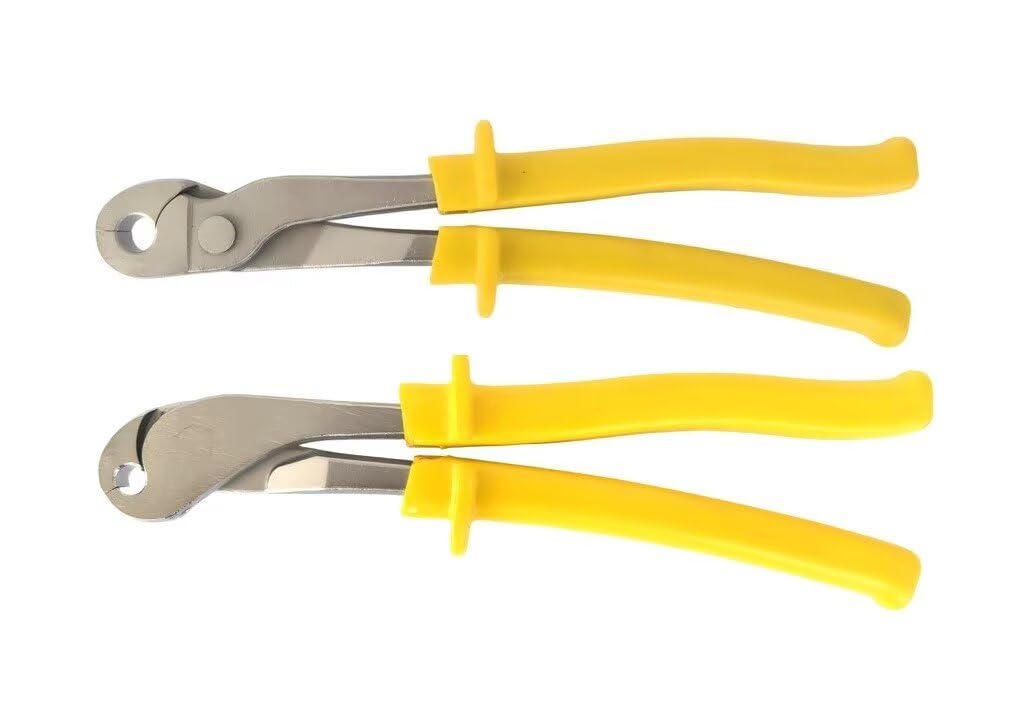 2 Pack J-Clip Pliers for Cage, Gabions, Fencing Making or Reparing