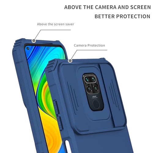 Coque Redmi Note 9 avec protection écran verre trempé et antichoc