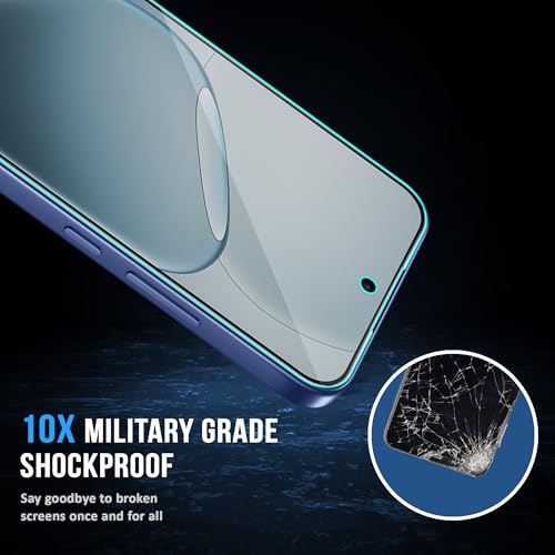 Image of FIRST MART Matte Anti-Glare Tempered Glass for Oppo F31 Pro, F31, F33 and F33 Pro With Installation Kit | Military-Grade Gaming Screen Protector & Cable Guard | Edge to Edge Coverage | Black