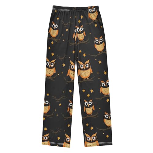 Owl and Star Boys Long Pants Soft Trousers Elastic Waist Kids Lounge Bottoms with Pockets S-XL2