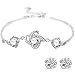 Produktbild Zeitenwende Weiß Goldplattierte 925 Silber Damen Armband mit Zirkonia - Lieferung mit Geschenkbox - Echtes Silberschmuckgeschenk für Frauen, Freundin, Geburtstag, Jubiläum - Kollektion Antique