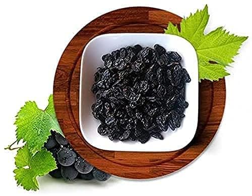 Image of Drytra Black Raisins 1 Kg| Kismis | Rich In Iron & Vitamin B | Seedless Green Kishmish | Healthy Snacks | Dry Fruits, Fresh