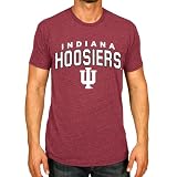 Indiana Hoosiers T-Shirt Heathered for Men and Women, Cardinal Heather