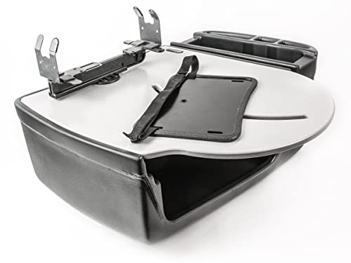 Image of AutoExec Roadmaster Car Desk for Your Vehicle Workstation and Mobile Office, with Printer Stand