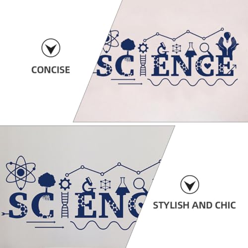 Vinilo decorativo Ipetboom ciencia 99x42cm azul PVC miniatura 7