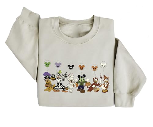 Mickey Sweatshirt, Mickey and Friends Halloween Sweatshirt, Mickey Halloween Shirt, Mickey and Friends shirt, Halloween sweatshirt, Multicolor