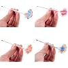 Fishtanks Decorations for Betta Fish Tail Training Wand Realistic Resin Betta Stick for Fish Active Aquariums Ornament
