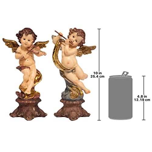 Design Toscano SH9304267 Italian Baroque-Style Musical Cherub Decorative Statues thumb #6