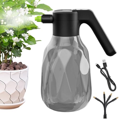 ガーデン スプレー ボトル | 2リットル充電式散水器 - 自動 植物 用 ミスト ボトル | ガーデニング 芝生 庭 車 クリーニング 花 野菜 肥料 散布 用