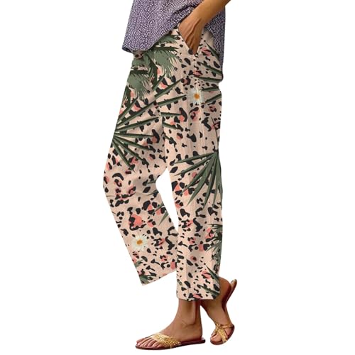 Pantalon cargo en lin femme léger idéal contre la chaleur estivale