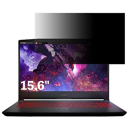 MSI PC Katana GF66 15.6�C���` 16:9 �Ή� �̂������h�~ �t�B���^�[ �v���C�o�V�[�t�B���^�[ �p�\�R��PC �m�[�g�u�b�N�^ �t���ی�t�B���� �u���[���C�g�J�b�g ���˖h�~ �p�\�R�� �Z�L�����e�B�[�`�����h�~ ���ʎg�p�\ ���˖h�~