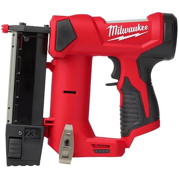 Milwaukee M12 23 Gauge Pin Nailer - No Charger, No Battery, Bare Tool Only