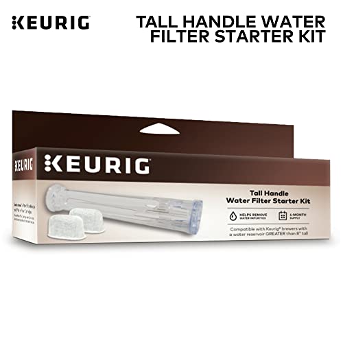 Keurig Tall Handle Water Filter Starter Kit, Comes With Handle And 2 Replacement Water Filters, Compatible With Select Keurig Coffee Makers #TOP1