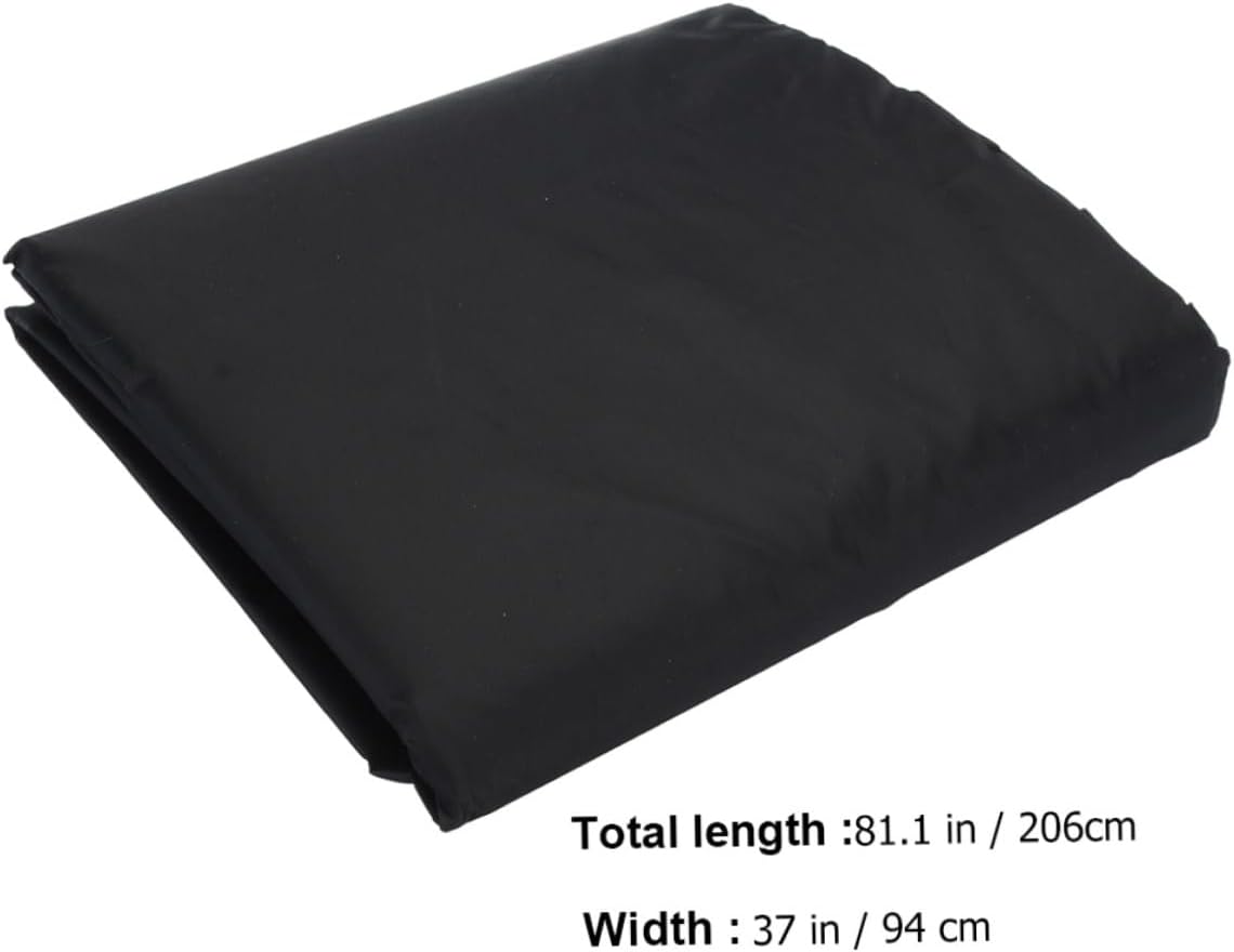 Generic Practical Treadmill Cover Rainproof Accessory for Home Machines Black Easy to Install and Store Keeps Equipment Clean from Dust and Weather