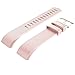 ZSZCXD for Fitbit Charge 2 Bands, New Bracelet Strap Replacement Band Wristband with Secure Silicone Fasteners Metal Clasps for Fitbit Charge 2 (No Tracker) (3PCS,002, 5.5-8.1 Inches Wrist)