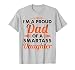 Proud Dad Of A Smartass Daughter Shirt An Awesome Father Tee
