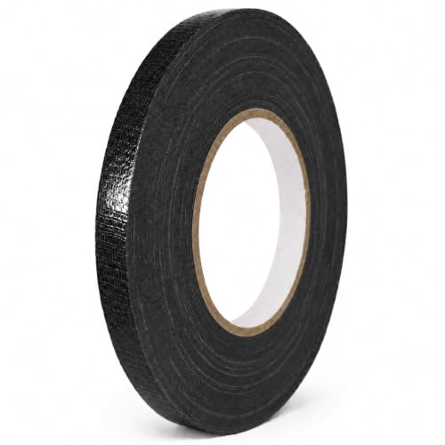 Image of GGR Supplies CDT-36 Industrial Grade Cloth Duct Tape, Black 1 /2 Inch x 60 Yards, Waterproof UV Resistant Heavy Duty, Clean Removal with No Sticky Residue for Repairs, Packaging, and Bundling