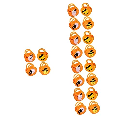 Didiseaon 20 Unidades Sacos De Doces Do Dia Das Bruxas Saquinhos De Guloseimas Fantasmas Balde De Do