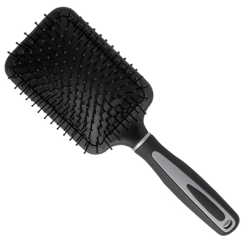 Paddle Hair Brush Professional Detangling Brush With Soft Rounded Bristles Comfortable Grip And Wide Base Design For Smooth Shiny Hair And Effortless Styling