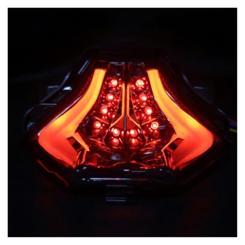 Feu arrière LED pour Yamaha MT07 MT03 R3 avec clignotants intégrés