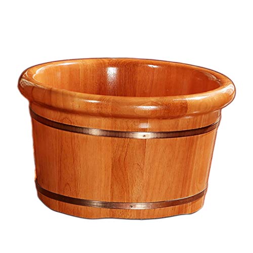 Tina de pie de madera para masaje y terapia