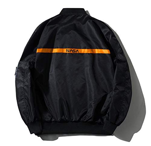 Image of CORIRESHA Mens Apollo NASA Patches Slim Fit Bomber Jackets Windbreaker