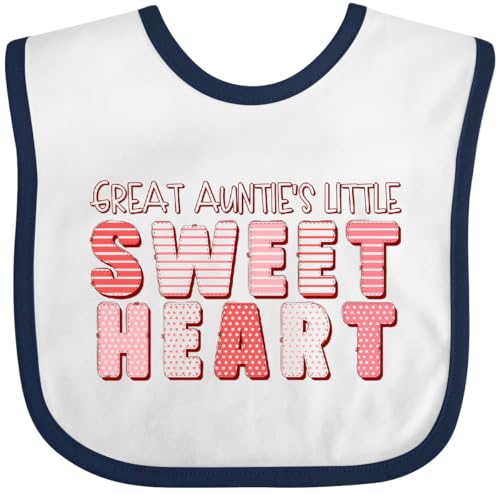 inktastic Great Auntie's Little Sweet Heart Baby Bib