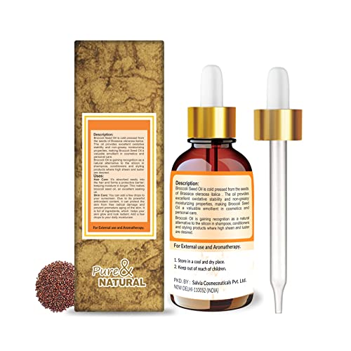 Image of Crysalis Broccoli Seed Oil Cosmetic Grade - 30 ml - Lightweight Oil for Hair Care, Skin Formulations, Serums & DIY Blends
