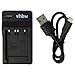 vhbw USB Ladegerät kompatibel mit Sony Cybershot DSC-T30, DSC-T33, DSC-T50, DSC-L1 Kamera Camcorder/Akku - Ladeschale, Ladeanzeige, 4,2 V